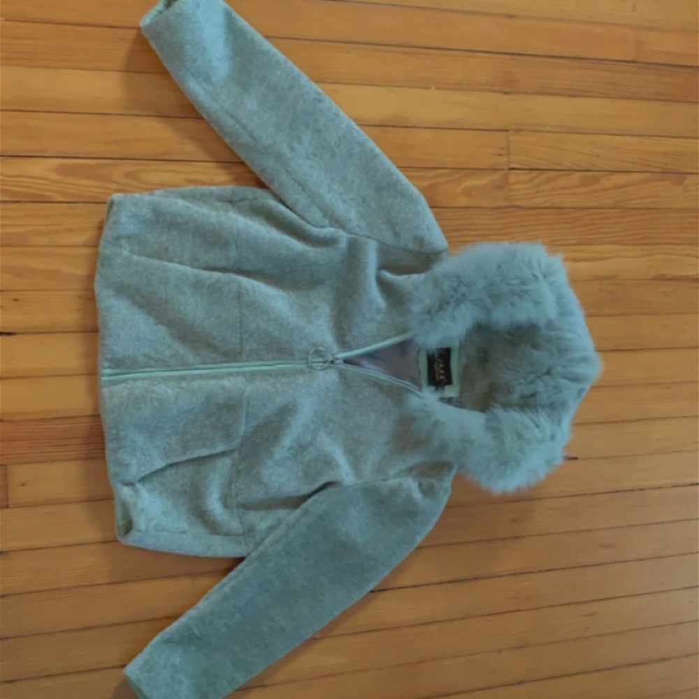 Real Fur/ Shearling Zip Up - Picture 4 of 5